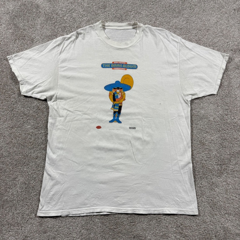 Vintage RARE 2000 Cartoon Network The Brak Album T-Shirt Adult Swim Rhino XL